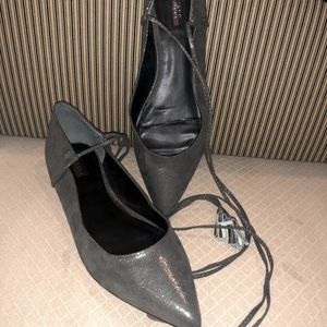 Guess - Silver Sparkle Ballerina Flats - 8 1/2